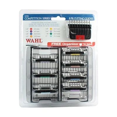 Image of WAHL Stainless Steel Competition 8 Piece Comb Set