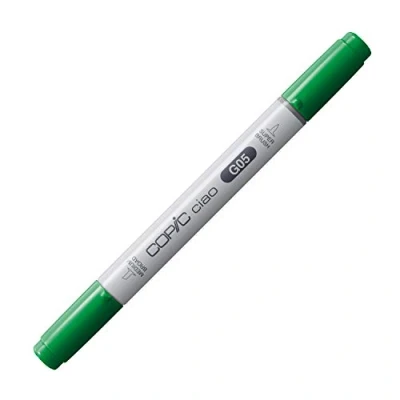 Image of COPIC Ciao Coloured Marker Pen (G 05) Emerald Green, For Art &amp; Crafts, Colouring, Graphics, Highlighter, Design, Anime, Professional Beginners, Supplies Colouring Books