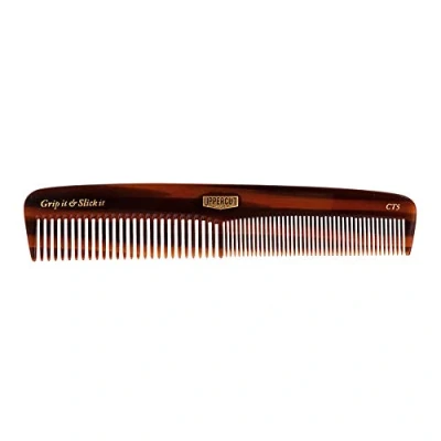 Image of Uppercut Deluxe CT5 Tortoise Shell Comb, A Detangling Wide Tooth Comb and Fine For Men, Pomade Styling