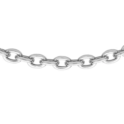 Image of Tuscany Silver Women&#039;s Sterling Round Belcher Chain Necklace of 56cm/22&quot;