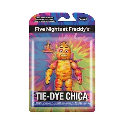 Image of Funko Action Figure 5&quot;: Five Nights At Freddy&#039;s (FNAF) TieDye Chica the Chicken Collectable Toy Gift Idea Official Merchandise Video Games Fans