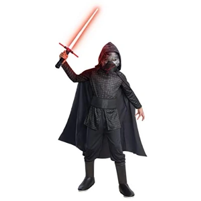Image of Rubie&#039;s Official Disney Star Wars Ep 9, Kylo Ren Costume, Childs Size Small Age 3 4 Years, Mulitcolour
