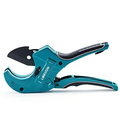 Image of Libraton PVC Pipe Cutter 63mm, Large Cutter, Improved Blade for Heavy Duty, Plastic Cutting Pipe, PEX Pipes
