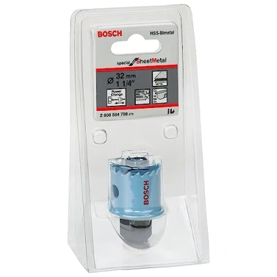 Image of Bosch Professional Hole Saw Special for Sheet Metal (for Stainless and Steel Sheets, Ø 32 mm, Accessories Drills)