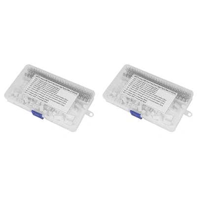 Image of Giwnhvx 1120PC 2.54mm JST 2/3/4/5 Pin Housing with XH Male/Female Header Wire Connector Kit