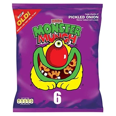 Image of Walkers Mega Monster Munch Pickled Onion (6x25g)