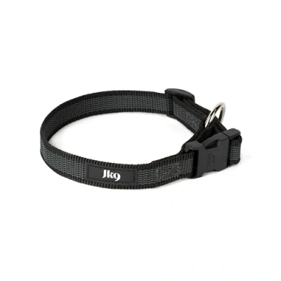 Image of Julius K9 Color and Gray Collar, 20 mm (27 42 cm), Black Grey