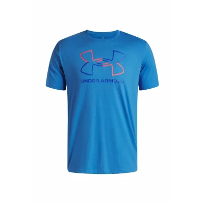 Image of Under Armour UA GL Foundation Update SS Blue Atlantis/Racer Red/Royal XL
