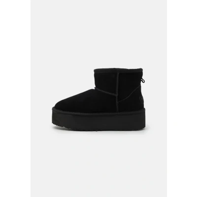 Image of Gioseppo Bancroft Platform ankle boots, Women&#039;s, Size: 6, Black Suede