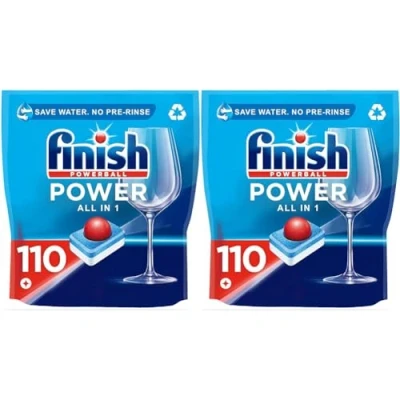 Image of Finish Max All in 1 Powerball, 110 Tabs (Pack of 2)