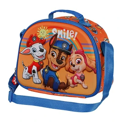 Image of Paw Patrol Paweome 3D Lunch Bag, Orange, 25.5 x 20 cm