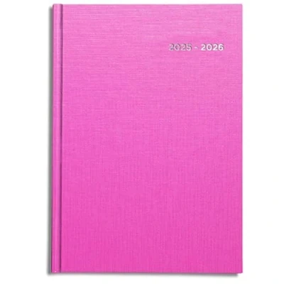 Image of A4 Week to view 2024 2025 Academic Diary Mid year by Pirongs Pink