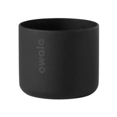 Image of Owala Silicone Water Bottle Boot, Anti Slip Protective Sleeve for Bottle, Protects FreeSip and Flip Stainless Steel Bottles, 32 Oz, Black