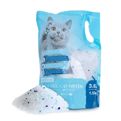 Image of Nobleza Silica Cat Litter Diamond Gel kitten 3.8L Absorbent, Comfortable Biodegradable