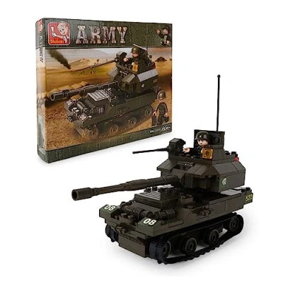Image of Sluban Tank &quot;Army&quot; Building Kit (178 Piece)