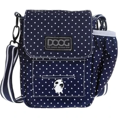 Image of DOOG Walkie Bag (Navy w/Dots), Large (CMRB01)