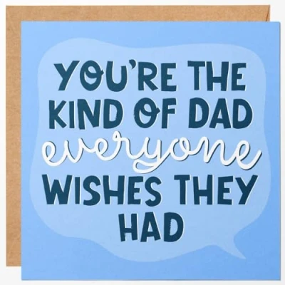 Image of Happy Fathers Day Card from Daughter or Son Dad Birthday for Daddy