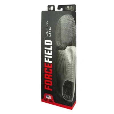 Image of Forcefield Ultra Lite Gel™ Insoles Triple Density Comfort &amp; Arch Support Anti Odor, Deep Heel Cup for All Day Cushioning UK Size 9 10