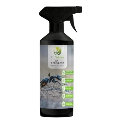 Image of EcoWidow Natural Ant Repellent Outdoor Indoor Spray, Alternative to Killer, Trap Or Wasp Powder, Kills &amp; Repels, Ants, Roaches, Spiders, Bugs and Other Pests, 500ml
