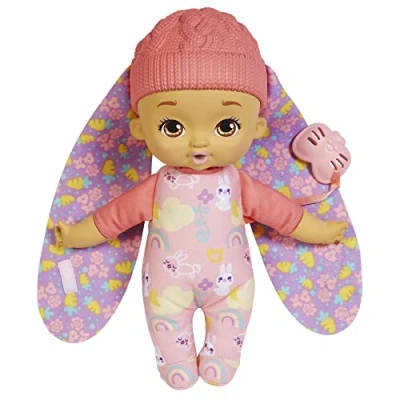Image of My Garden Baby First Little Bunny Doll ( 9 in), Soft Body with Plush Ears, Pink, Great Gift for Kids 18mo+