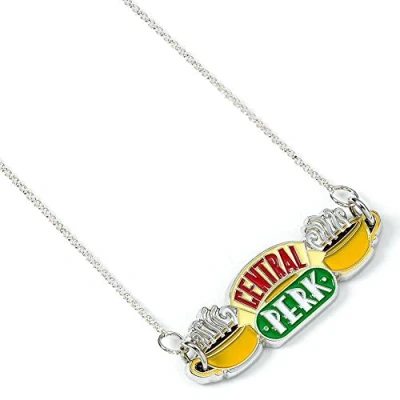 Image of Silver Central Perk Logo Pendant Necklace