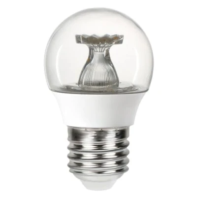 Image of Integral ILGOLFE27NE081 4.9w LED Golf Ball Bulb, 4000K, clear, non dimmable, E27, 470lm =40w