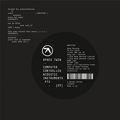 Image of Computer Controlled Acoustic Instruments pt2 EP [VINYL]