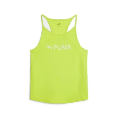 Image of Puma FIT Fashion Ultrabreathe Allover TANK Top, Women&#039;s, Size: XS, Lime pow