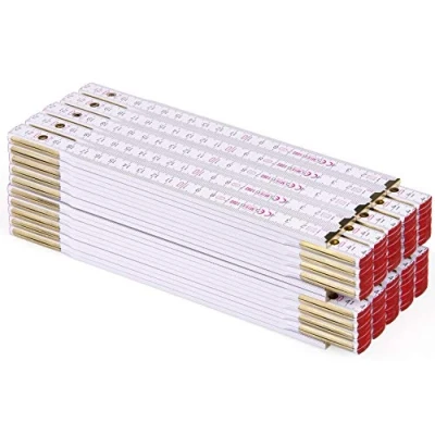 Image of Metrie™ Perfekt 10x Folding Ruler/Rulers 2m Duplex Scale with Angle Manufactured in Europe