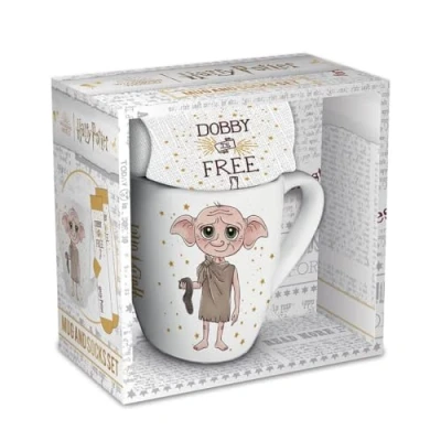Image of Pyramid International Harry Potter (Dobby) Female Mug &amp; Sock Gift Set, 11oz/312ml Mug, One Size Socks