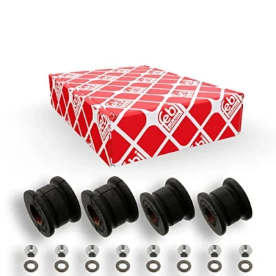 Image of 1243235485, 1243235485S1, A1243235485, A1243235485S1 Repair Kit, stabilizer suspension FEBI BILSTEIN 18045 Front Axle MERCEDES BENZ: E Class Coupe
