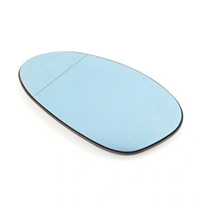 Image of TAKPART Right Driver O/S Electric Wing Mirror Glass for 1 Series E87 E88 2004 2009