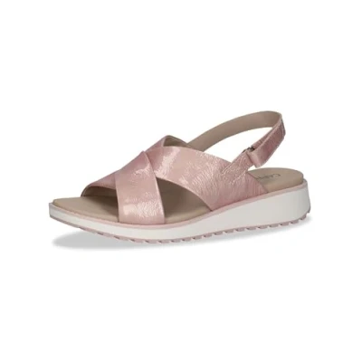 Image of CAPRICE Women&#039; 9 28703 42 Flat Sandal, Past Pink Napl, 6 UK