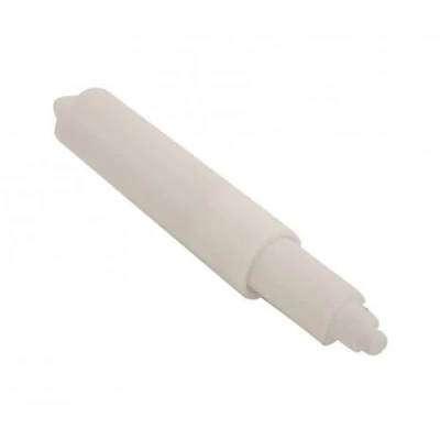 Image of Fort Fasteners Toilet Roll Holder Spindle White Plastic Pack of 1