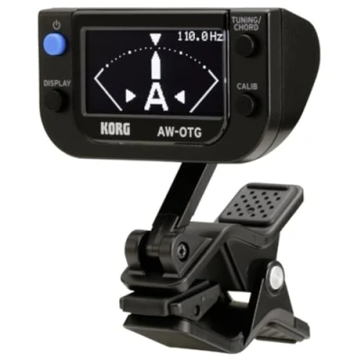 Image of Korg AW OTG Clip on Tuner for Guitar with OLED Display