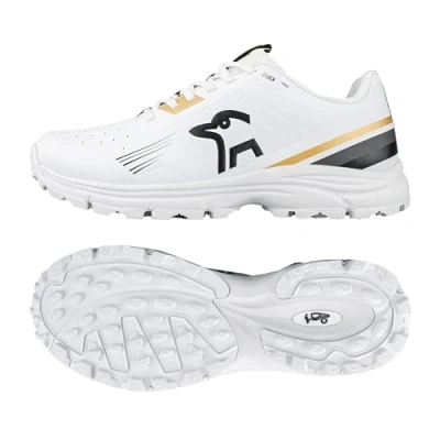 Image of Kookaburra KC 3.0 Rubber Sole Cricket Shoe Gold/Black 9