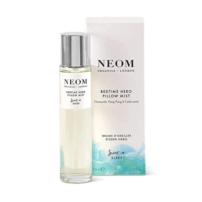 Image of NEOM Bedtime Hero Pillow Mist, 30ml Chamomile &amp; Ylang Fruity Fresh Fragrance Relax for Sleep