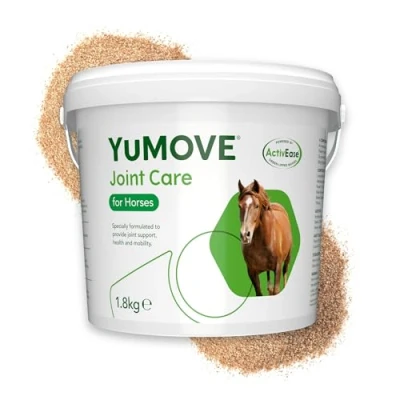 Image of YuMOVE Horse Joint Supplement for Horses and Ponies with Glucosamine, Chondroitin, Green Lipped Mussel All Ages Breeds Tub, 1.8 kg