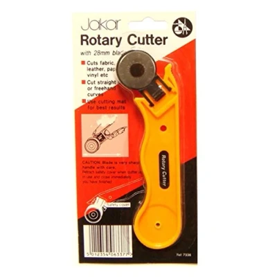 Image of Jakar 28mm Large Rotary Cutter Quilters Sewing Fabric Craft Quilting Cutting Tool