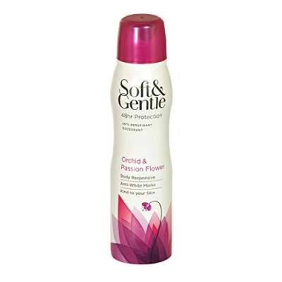 Image of 3 x Soft &amp; Gentle Anti Perspirant Deodorant 150ml Orchid Passion Flower