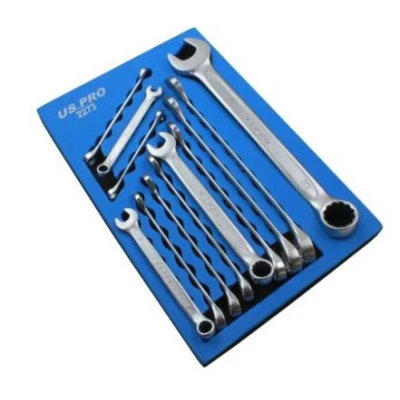 Image of US PRO Combination Spanner Wrench Set 12pc Metric 6mm to 22mm 2273