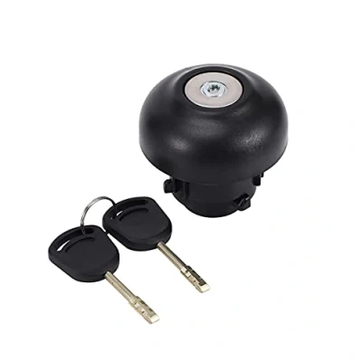 Image of KASturbo Locking Fuel Tank Filler Cap, Petrol Gas Cover with 2 Keys Fit for Ford Transit MK7 1715043 9C119K163AA