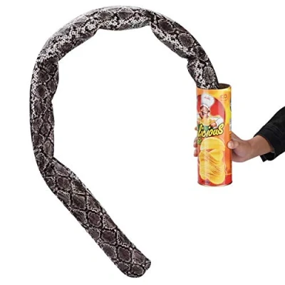 Image of Funny Pranks Trick Novelty Toy, Plastic Simulation Spring Snake Toy Suitable to Raise Atmosphere at Party