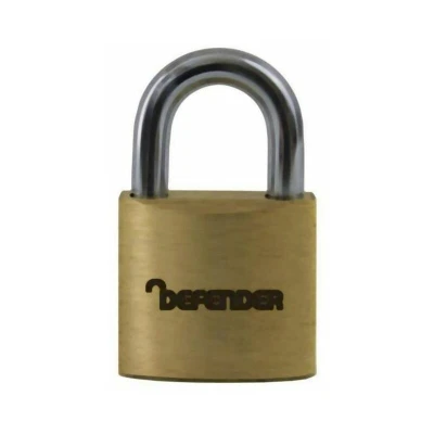 Image of DEFENDER Brass Padlock Twin Pack 20mm DEFBP2T