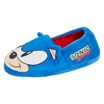Image of Sonic The Hedgehog Slippers Blue 11 UK Child