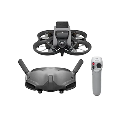 Image of DJI Avata Pro View Combo (DJI Goggles 2) First Person Drone UAV Quadcopter with 4K Stabilized Video, Super Wide 155 FOV, Built in Propeller Guard, HD Low Latency Transmission, Black
