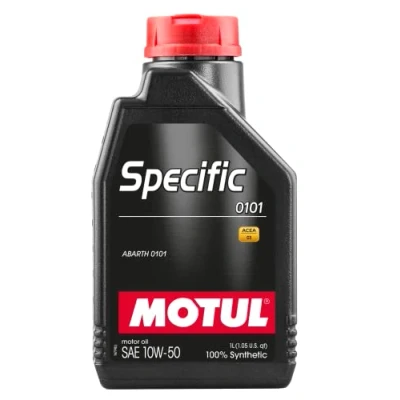 Image of Motul 110282 Specific Fully Synthetic High Performance Car Engine Oil Petrol &amp; Diesel 100% Viscosity 10W 50, SAE J 300 1 Litre