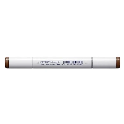 Image of COPIC Sketch Coloured Marker Pen (E 74) Cocoa Brown, For Art &amp; Crafts, Colouring, Graphics, Highlighter, Design, Anime, Professional Beginners, Supplies Colouring Books