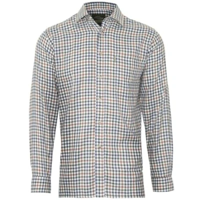Image of Champion Mens Country York Casual Long Sleeve Shirt Olive Tan 3XL