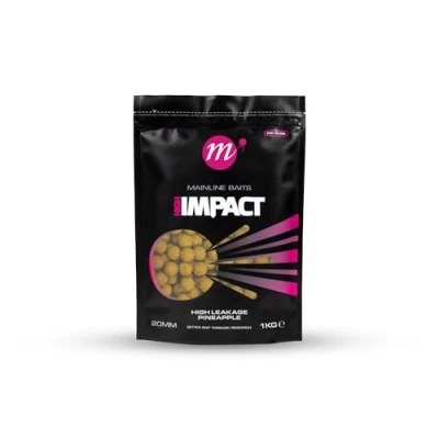 Image of Mainline Baits High Impact 20mm 1kg Leakage Pineapple, Shelf Life Boilies, Complete Food Source Bait, Fish amd Fishery Friendly.